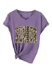 Amazon eBay site independente moda versátil feminina sênior 2027 camuflagem gola V manga curta camiseta camisa base