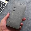 Funda de cuero con tapa para Huawei P40 Pro, estilo retro, multifunción, con tarjetero y función atril.