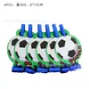 Conjunto de Louças de Mesa para Festa de Aniversário de Futebol Verde Bandeira Balão Prato de Papel Copo de Papel Toalha Suprimentos de Decoração