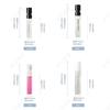 Muestra pequeña 1.5 ml-2 ml mini botella de spray francesa de vidrio para prueba transparente botella de spray de bayoneta botella de perfume
