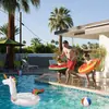 Flotador de natación personalizado de fábrica, anillo de natación de PVC con forma de fruta, sandía, jugo de naranja, inflable para montar, fila flotante para adultos y niños, engrosado