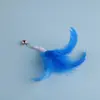 Diadema de Plumas de Colores de Repuesto con Cascabel Juguete Interactivo para Gatos Alivio del Aburrimiento Suministros para Molestar Gatos Fábrica Venta al por Mayor