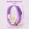 Bolsa para Carrinho de Boneca de 10cm PVC Alta Transparência Tridimensional Bolsa de Exibição de Boneca Bolsa de Armazenamento Transparente Fechada para Caixa Surpresa