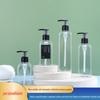 Recomenda-se que o frasco de limpeza facial de 150 ml de fábrica pressione o plástico transparente quadrado plano material do pacote de cuidados com a pele desinfetante para as mãos frasco de limpeza facial