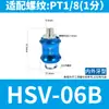 Válvula de corredera manual Hsv-08_10_15 Válvula mecánica Válvula de corredera Elemento de interruptor neumático Filtro Interruptor manual