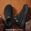 Zapatos de Tabla de Caña Alta para Hombre para Exteriores, Viajes Diarios, Casuales, Suela Gruesa Cómoda, Aumentadores de Altura, Zapatos para Estudiantes, Zapatos Deportivos para Hombre, En Stock
