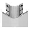 Aleación de Aluminio Protección de Esquina Pre-Empotrada Metal Esquina de Pared Tira Anticolisión en Forma de Arco Masilla Línea de Esquina Vertical Esquina Positiva en Forma de Arco