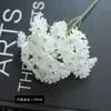Buquê de margaridas artificiais de 5 hastes para decoração de cena, arranjo de crisântemos selvagens realistas de alta qualidade, arte floral, flores artificiais