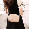 2026 Moda Callejera de Verano Bolso Pequeño Cuadrado para Cámara de PU con Cremallera Bolsillo para Identificación Teléfono Bolsos Bolso de Hombro de Cuero con Cera de Aceite