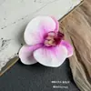 Flor de Phalaenopsis simulación accesorios de pared de flores material de flor DIY hecho a mano decoración de boda pétalos de flor material para pasador de pelo tocado