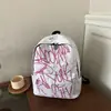 Mochila de impresión de letras transfronteriza 2026 verano nueva casual versátil gran capacidad estudiante deportiva transpirable para exteriores