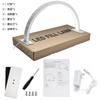 Lámpara de Escritorio para Uñas Transfronteriza Pegatina de Mesa Taladro Ojo en U Protección Visual Tres Colores Cálidos Belleza Tatuaje Pestañas Iluminación Luz de Media Luna