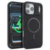 Aplicable para Funda de Teléfono iPhone 18 Pro Max Samsung S26U Carga Inalámbrica MagSafe Funda de Cuero Magnética para Coche