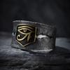 Anillo de plata tailandesa 925 para hombre, marca de moda hip-hop, Ojo de Dios Horus, anillo único retro personalizado, anillo abierto.