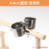 Suministros para aves comedero taza de acero inoxidable con clip taza para comida de estornino caja comedero de agua tanque para comida de loro comedero