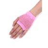 Guantes de pesca cortos guantes de discoteca multicolor sexy elásticos guantes de halloween guantes de malla vacía transfronterizos en stock
