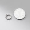 S925 prata feita velha prata tailandesa 10mm impresso peixe entalhe anel de prata artesanal diy pulseira material acessórios T0036