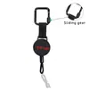 Mosquetón Retráctil de Alta Venta Transfronterizo con Cable de Acero, Soporte Antiperdida para Teléfono, Portatarjetas de Identificación con Candado