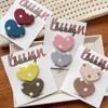 Serie Dulzura pequeño amor niña pequeña pinza para el pelo coreana linda simple versátil accesorios para el pelo de niña pinza para el pelo
