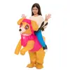 Disfraz inflable de dinosaurio personalizable traje de tiburón alienígena Halloween disfraz divertido para actuación decoración de fiesta