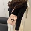 Bolso cruzado versátil de hombro único con estampado retro moderno para verano 2025
