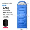 Saco de Dormir Quente e Espesso para Outono e Inverno Emergência Barraca ao Ar Livre Viagem Caminhada Acampamento Saco de Dormir de Acampamento com Capuz Estilo Envelope