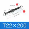 Juego de husillo de bolas tipo T Accesorio Tornillo trapezoidal Husillo de bolas trapezoidal Maquinaria para carpintería Abrazadera para husillo de bolas