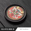 Porta-copos de baquelite absorvente, porta-copos para chá, suporte para copos, escritório, casa, criativo, kung fu, acessórios para cerimônia do chá, tapete de isolamento térmico para xícaras de chá