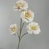 Flores Artificiales Color Champán para Bodas al Aire Libre, Decoraciones de Fondo de Boda, Adornos para Sala de Estar en Casa, de Alta Gama y Realistas