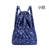Mochila com Bolso de Cordão Mochila de Cordão Verão Nova Simples Mochila de Viagem Grande Capacidade Mochila Esportiva Fitness Bolso de Cordão