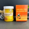 Comercio exterior transfronterizo toalla limpiadora de cúrcuma y ácido kójico limpieza facial suave algodón limpiador de cúrcuma 50 piezas