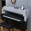 Tela Universal para Cubierta de Piano Estilo Francés Media Cubierta Fresca Moderna Simple Cubierta Completa Cubierta a Prueba de Polvo Vintage Set de Cubierta para Piano Eléctrico