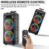 Sing-E Zqs8211 Audio Bluetooth con Pantalla Radio Subwoofer Inalámbrico Bluetooth Doble Altavoz de 8 pulgadas