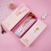 Caixa de Pó 24K Dia dos Namorados Cor Dourado Folha de Ouro Rosa Cravo Rosa de Natal com Caixa de Presente Evento Bem-Estar Presente