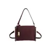 Bolso Bandolera de Lujo Mate Retro para Mujer, Bolso Bandolera de Hombro Único Estilo Nuevo, Bolso Boston Versátil Sencillo para el Trabajo