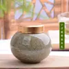Pote Mini Celadon Tampa de Lata Pote de Chá Selado Pote Selado à Prova de Umidade Frasco para Pó Perfumado Pote de Armazenamento de Alimentos Modelo Portátil para Viagem