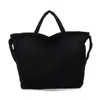 Bolso de Hombro Grande de Pana de Color Sólido Transfronterizo Bolso de Mano Retro para Viajes Diarios Bolso de Hombro Simple de Pana