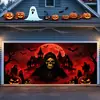 Decoración de Puerta de Garaje para Halloween Transfronteriza, Tela de Fondo, Fantasma, Casa Embrujada, Decoración para Fiesta al Aire Libre, Fabricante