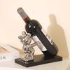 Rack de Vinhos Criativo e Luxuoso Pequenos Enfeites para Sala de Estar, Hall de Entrada da Casa, Aparador, Gabinete de TV, Decorações para Gabinete de Vinhos para o Verão