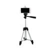Tripé de Câmera de Liga de Alumínio de 65cm Suporte para Transmissão ao Vivo de Celular Equipamento de Instrumento Horizontal Tripé de Mesa Portátil