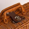 Maleta de Rattan Sintético Adereços de Fotografia Acompanhamento de Casamento Caixa de Presente Embalagem para Presente Caixa de Armazenamento Atacado Criativo
