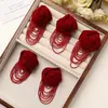 Outono e Inverno Pelúcia Clareamento Suave Franja Contas de Arroz Rosa Vermelho Corsage DIY Acessórios de Cabelo Roupas Femininas Acessórios de Flor