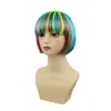 Peluca de cabeza bobo para estudiantes, disponible en stock transfronterizo, accesorios para baile cuadrado, tocado para fiesta, peluca de cabeza bobo.