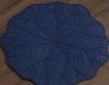 Tapete de Fieltro para Taza con Forma de Hoja de Loto Camino de Mesa Zen Retro Tapete Seco de Doble Cara Nuevo Estilo Chino Tapete para Taza Juego de Té Tapete de Fieltro