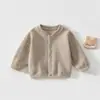 Ropa Nueva para Bebés de 0 a 3 Años, Chaquetas Coreanas para Primavera y Otoño, Abrigos Clase A para Niños y Niñas, Cárdigans para Salidas