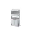 Al por mayor en stock Cesta de almacenamiento para ropa sucia del hogar Cubo de lavandería Estante de almacenamiento multicapa Marco de baño Cesta Cubo de ropa
