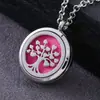 30MM Árbol de la Vida Aleación Amazon AliExpress Colgante de Aromaterapia Pareja Redondo Hueco Abrible Caja de Perfume