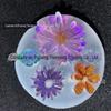 Novo Molde de Silicone Flor de Lótus Margarida Girassol Argila de Cerâmica Macia Resina Epóxi Decoração de Mesa Capa de Celular