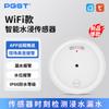 Graffiti Transfronteiriço Wifi Alarme de Vazamento de Água Casa Preciso Transbordamento Tuya Sensor de Água Remoto Alarme de Imersão em Água