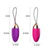 Huevo vibrador Laile Mua, inalámbrico, USB, con conversión de frecuencia, potente masajeador de impacto, masturbador femenino para coqueteo, productos sexuales para adultos.